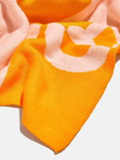 Opposites Attract Custom Blanket - Orange/Light Orange
