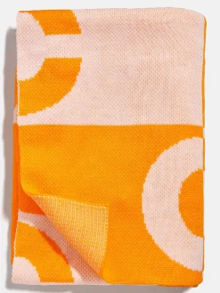 Opposites Attract Custom Blanket - Orange/Light Orange