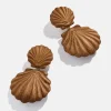Out of This Shell Earrings - Brown