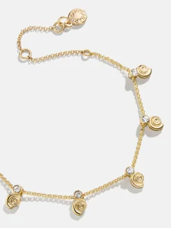 Pacifica Seashell Bracelet - Gold/Pavé
