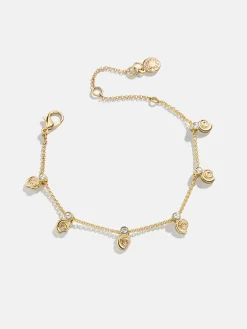 Pacifica Seashell Bracelet - Gold/Pavé