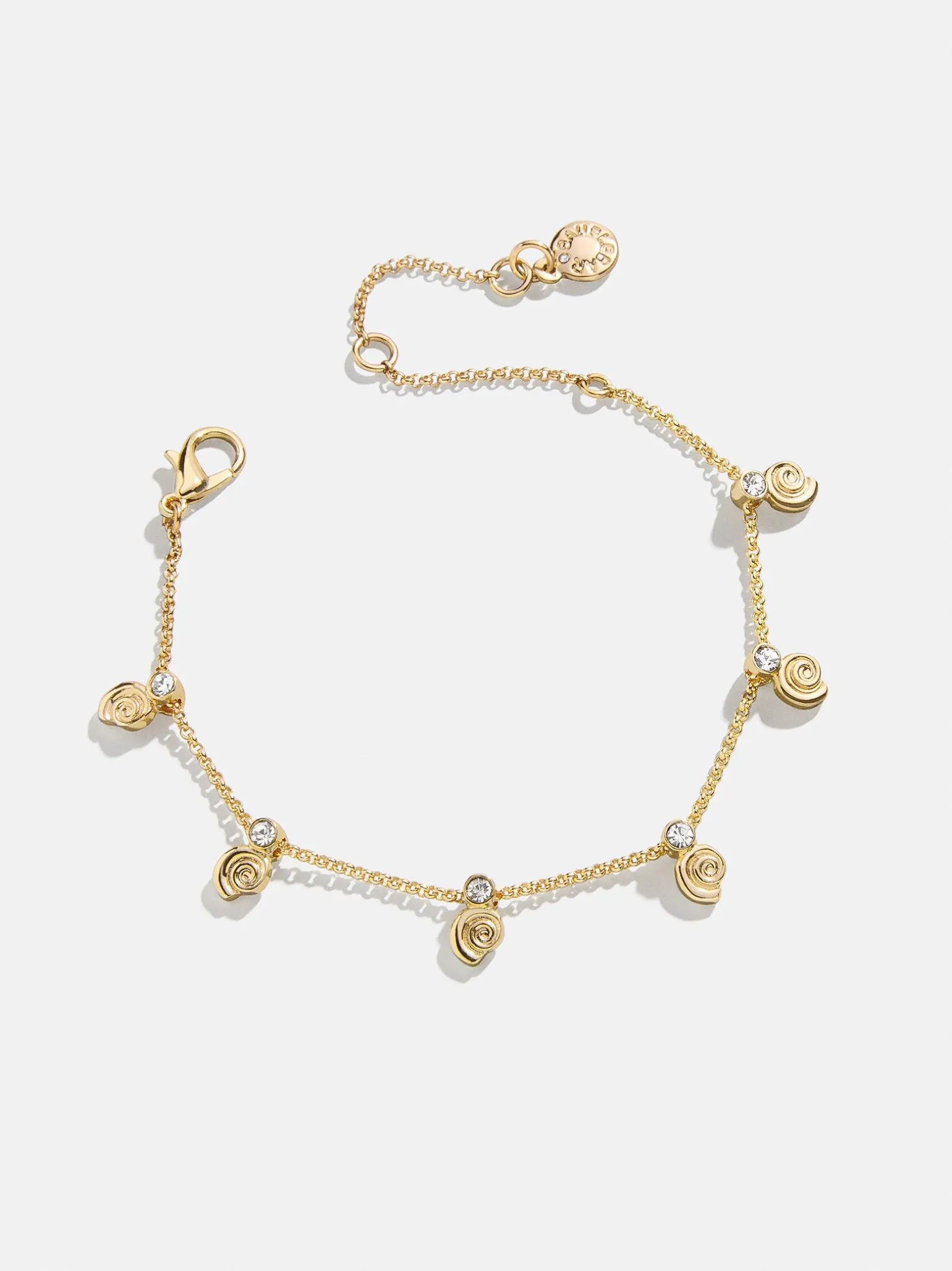 Pacifica Seashell Bracelet - Gold/Pavé