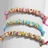 Paracord Waterproof Custom Nameplate Bracelet - Blue Berry