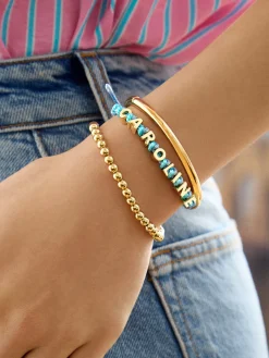 Paracord Waterproof Custom Nameplate Bracelet - Blue Berry