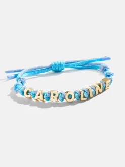 Paracord Waterproof Custom Nameplate Bracelet - Blue Berry