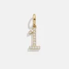 Pavé Number Cluster Charm - 1