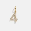 Pavé Number Cluster Charm - 4