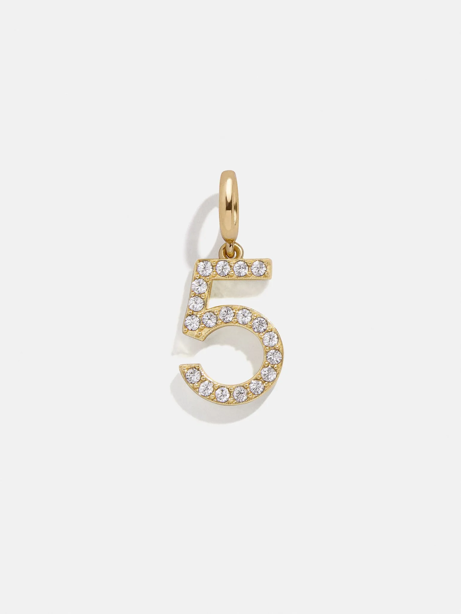 Pavé Number Cluster Charm - 5