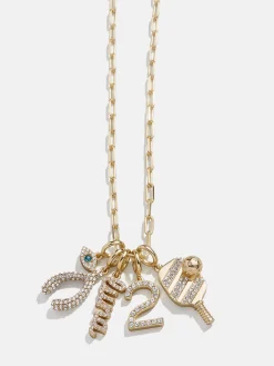 Pavé Number Cluster Charm - 5