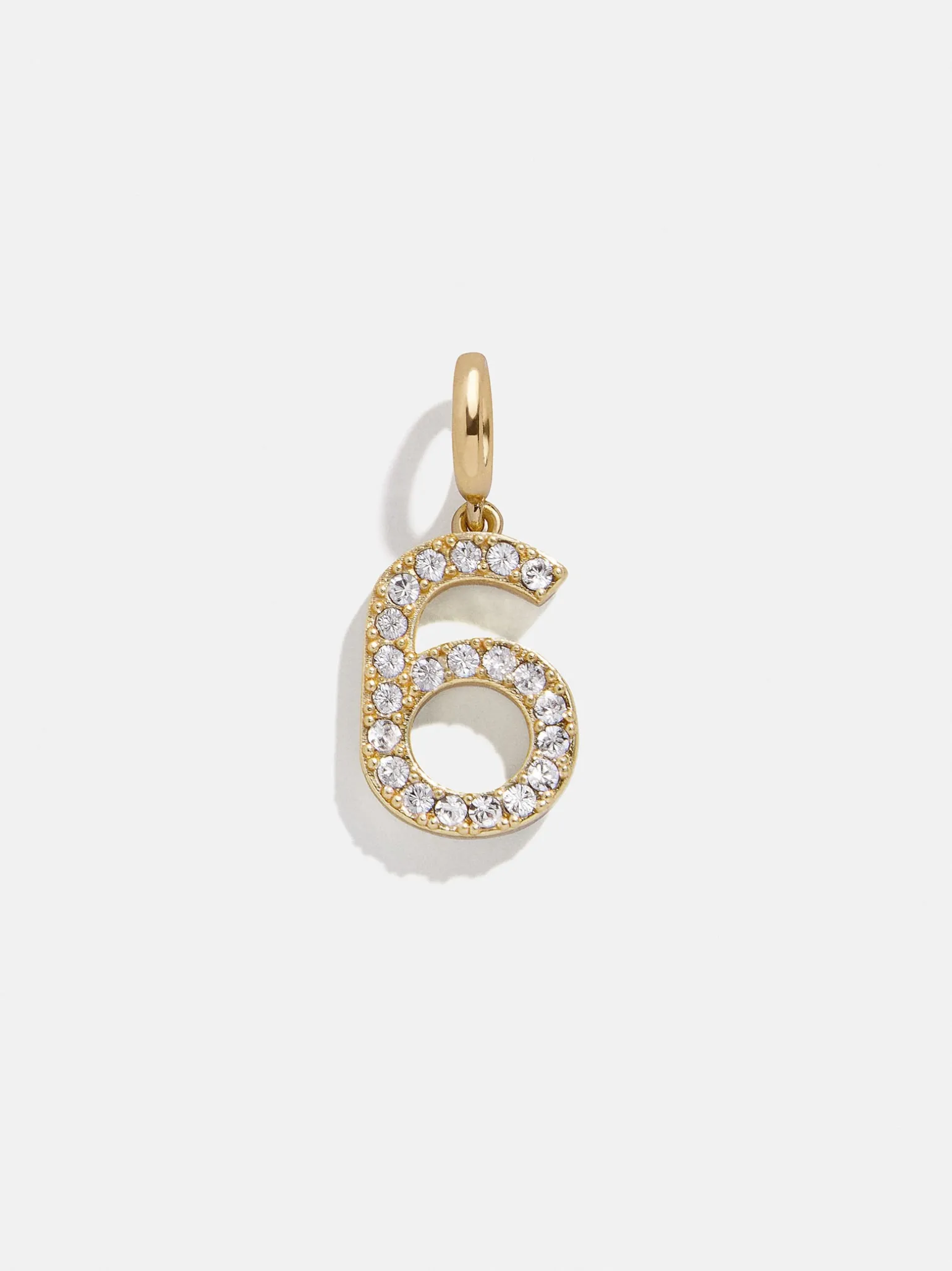 Pavé Number Cluster Charm - 6