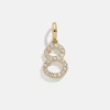 Pavé Number Cluster Charm - 8