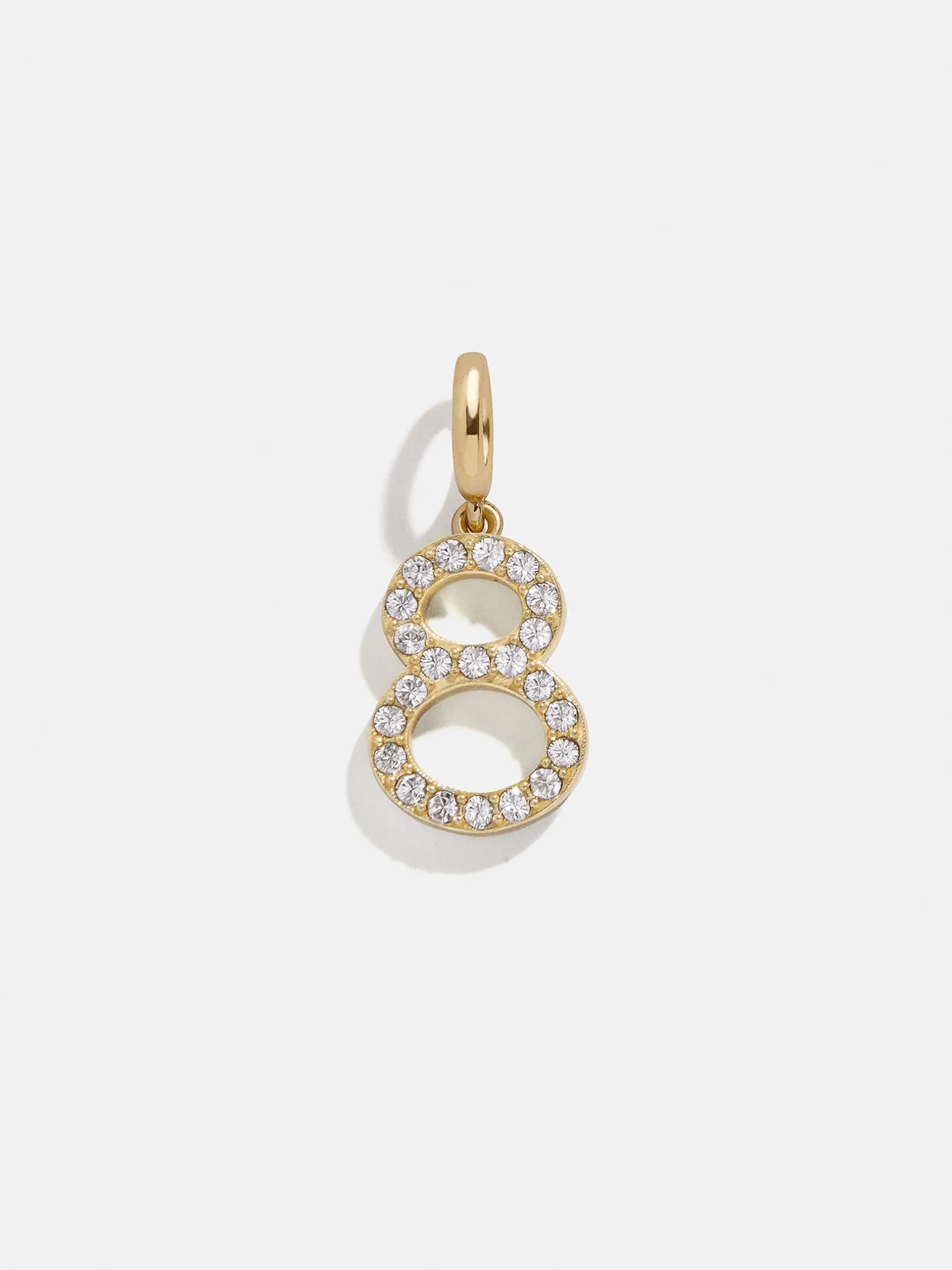 Pavé Number Cluster Charm - 8