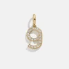 Pavé Number Cluster Charm - 9
