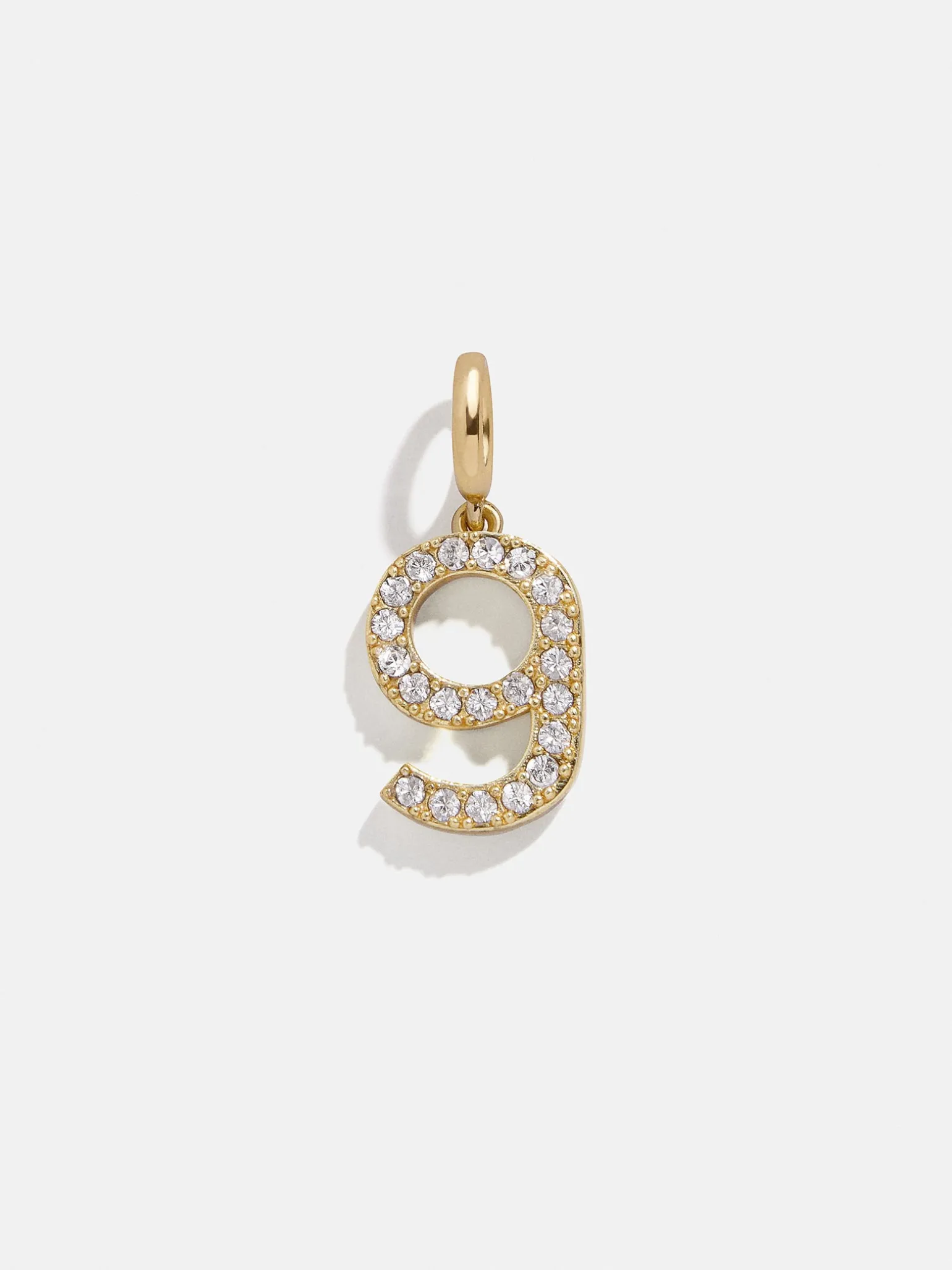 Pavé Number Cluster Charm - 9
