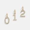 Pavé Number Cluster Charm - 0