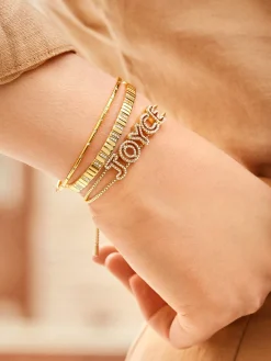 Pavé Slider Custom Bracelet - Negative Space Pavé