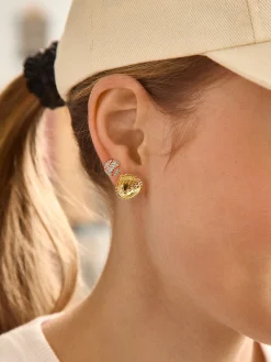 Perfect Catch Earring Set - Baseball