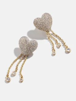 Peyton Earrings - Heart Statement Earrings