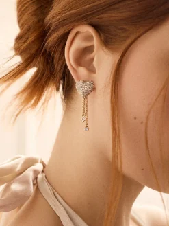 Peyton Earrings - Heart Statement Earrings