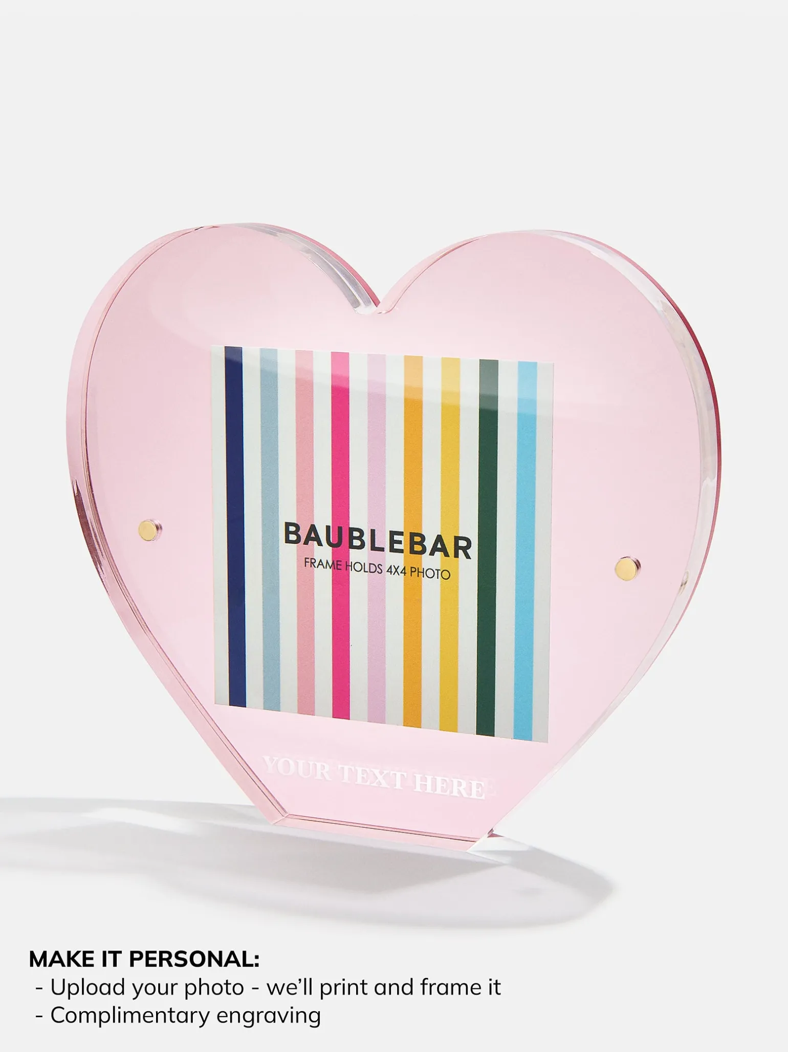 Picture Perfect Acrylic Frame - Heart Shape