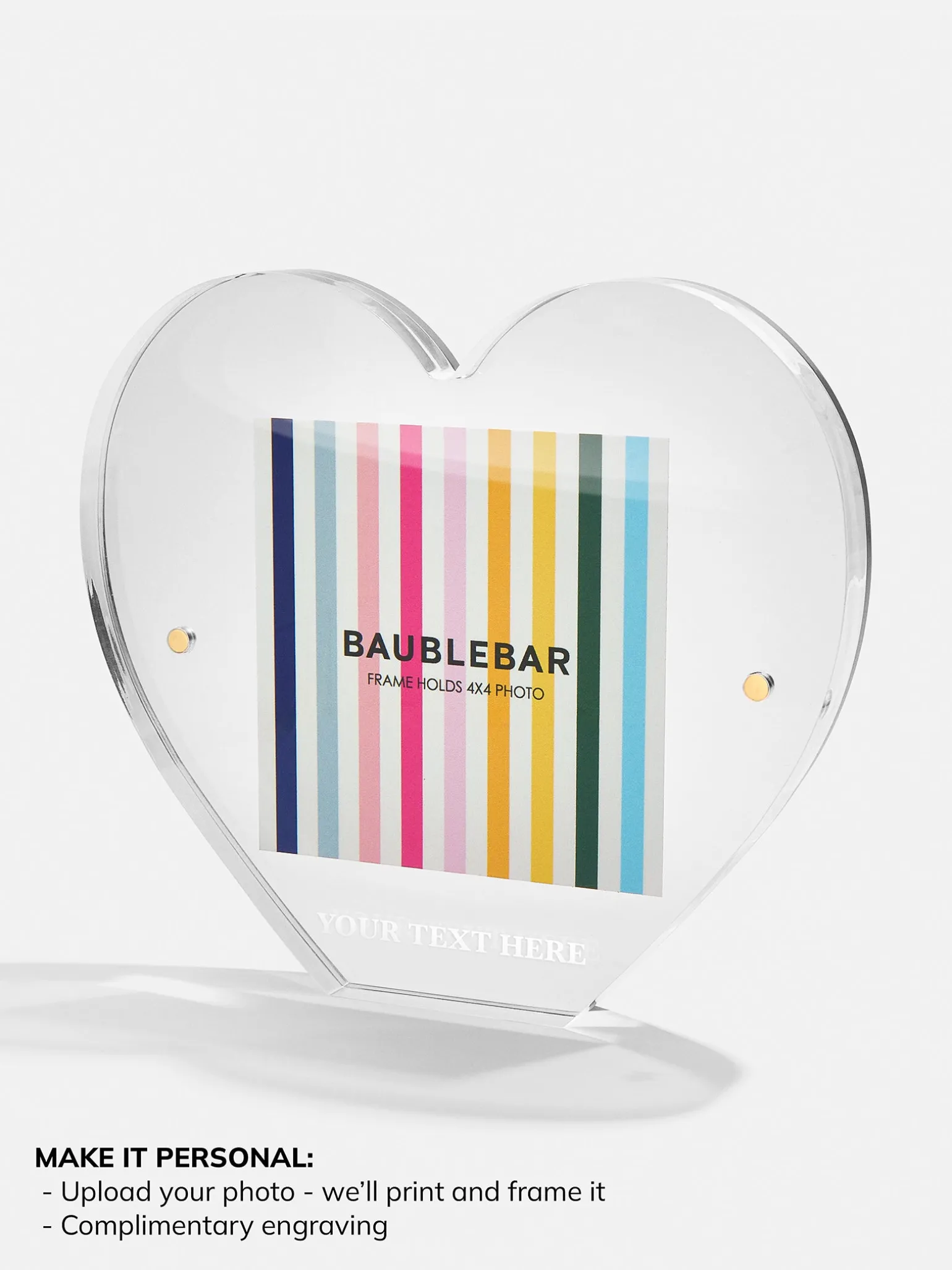 Picture Perfect Acrylic Frame - Heart Shape