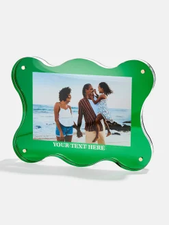 Picture Perfect Horizontal Acrylic Frame - Retro Wavy
