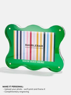 Picture Perfect Horizontal Acrylic Frame - Retro Wavy