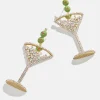 Pimento Memento Martini Earrings - Martini