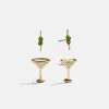 Pimento Memento Martini Earring Set - Martini