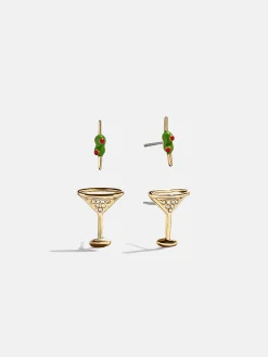 Pimento Memento Martini Earring Set - Martini