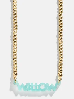 Pisa Kids' Custom Nameplate Necklace - Pisa Chain
