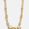 Pisa Kids' Custom Nameplate Necklace - Gold