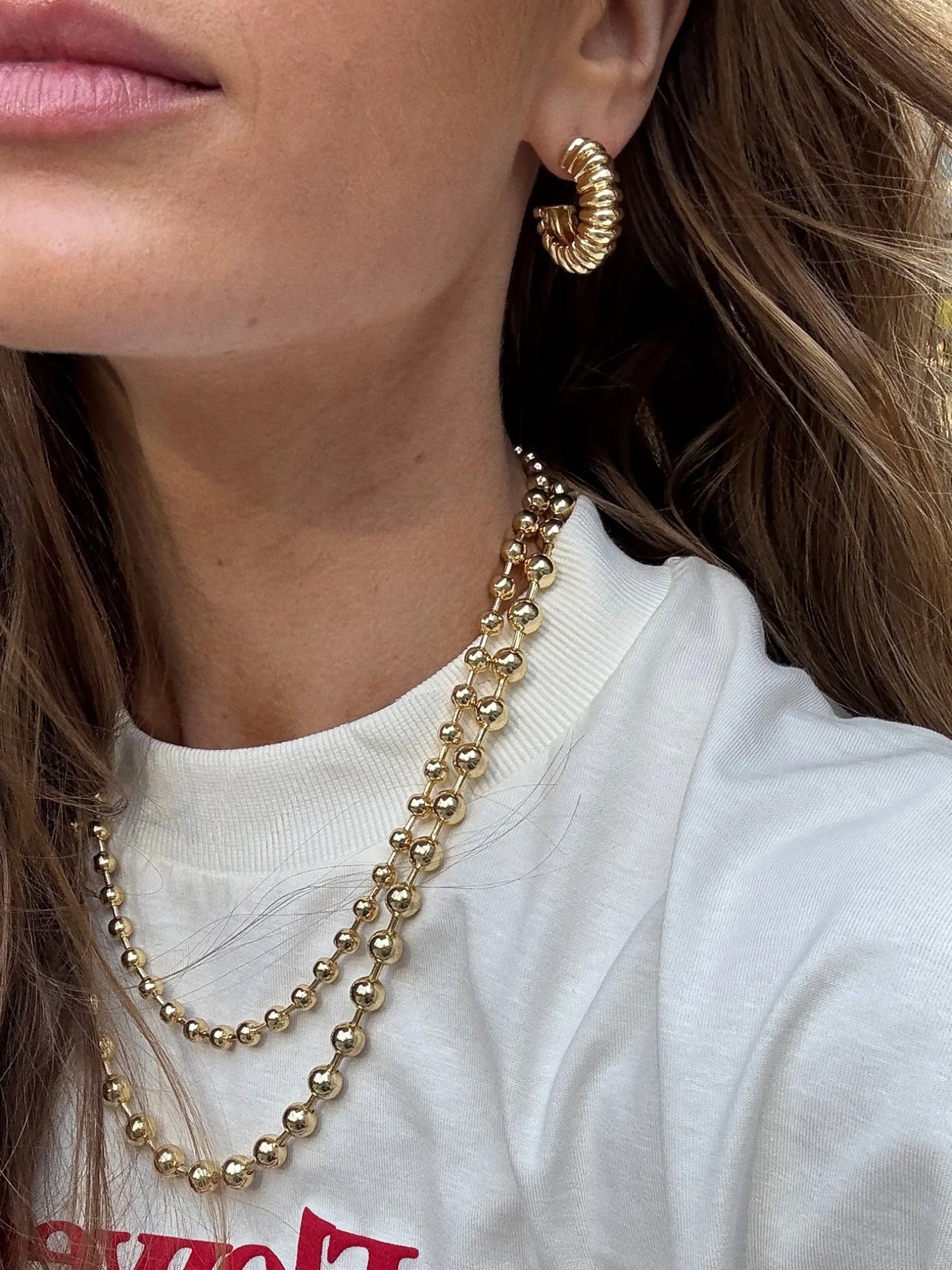 Pisa Layered Necklace - Gold