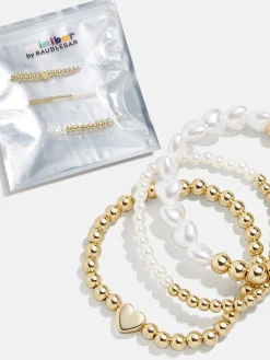 Playful Pearls Kids' Bracelet Set - Kids' Pearls