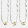 Playful Pearls Kids’ Initial Necklace - Gold/Pearl