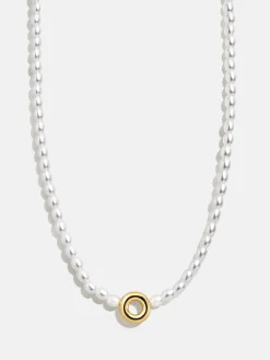 Playful Pearls Kids’ Initial Necklace - Gold/Pearl