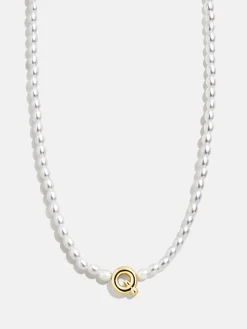 Playful Pearls Kids’ Initial Necklace - Gold/Pearl