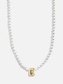 Playful Pearls Kids’ Initial Necklace - Gold/Pearl