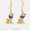 Pluto Disney Celebration Earrings - Gold