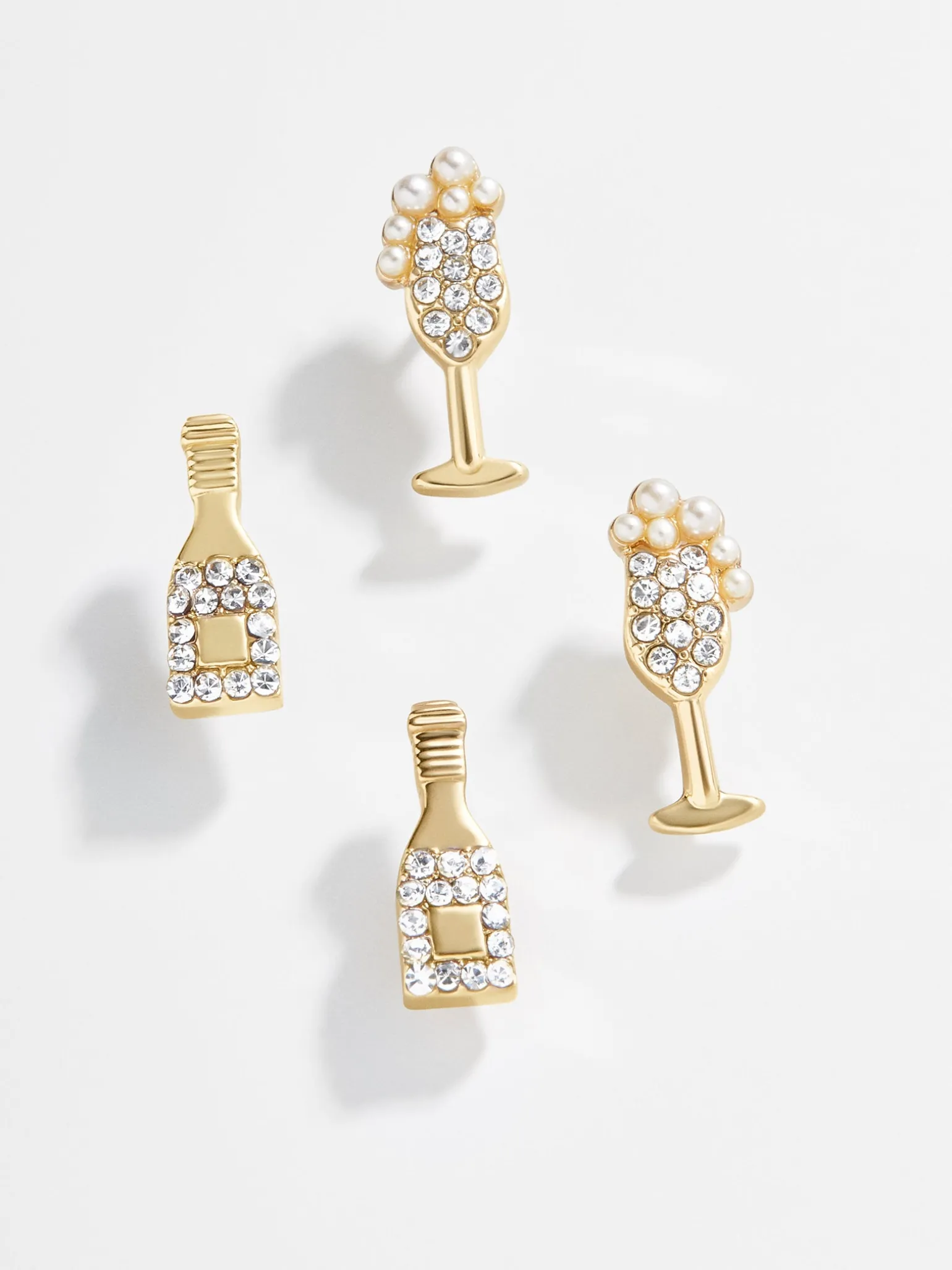 Pop the Bubbly Earring Set - Champagne Flute
