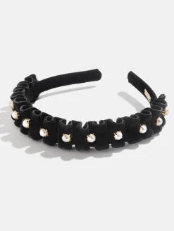 Pretty In Pearls Kids' Headband - Black