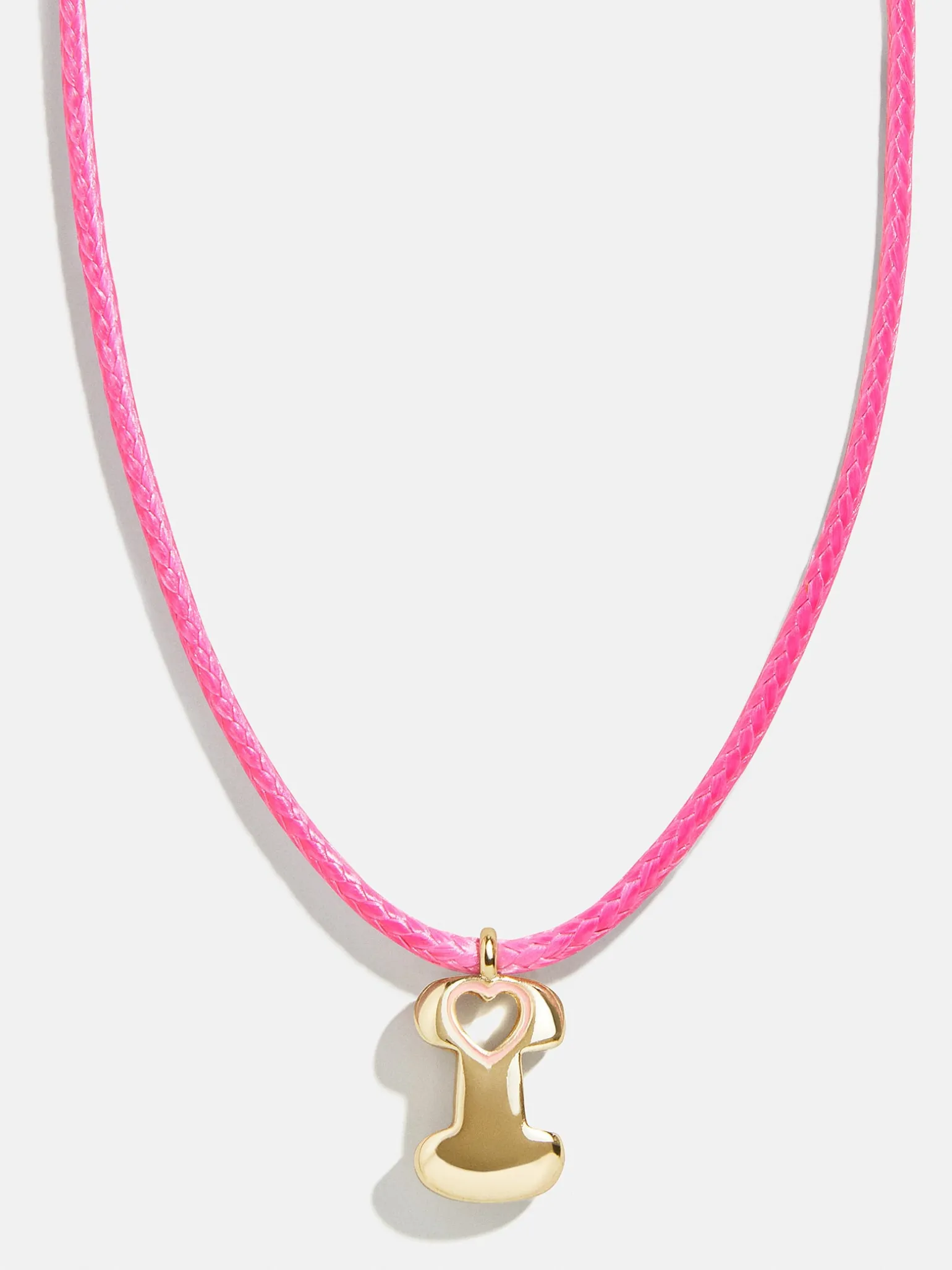 Pretty in Pink Kids Initial Necklace - Light Pink
