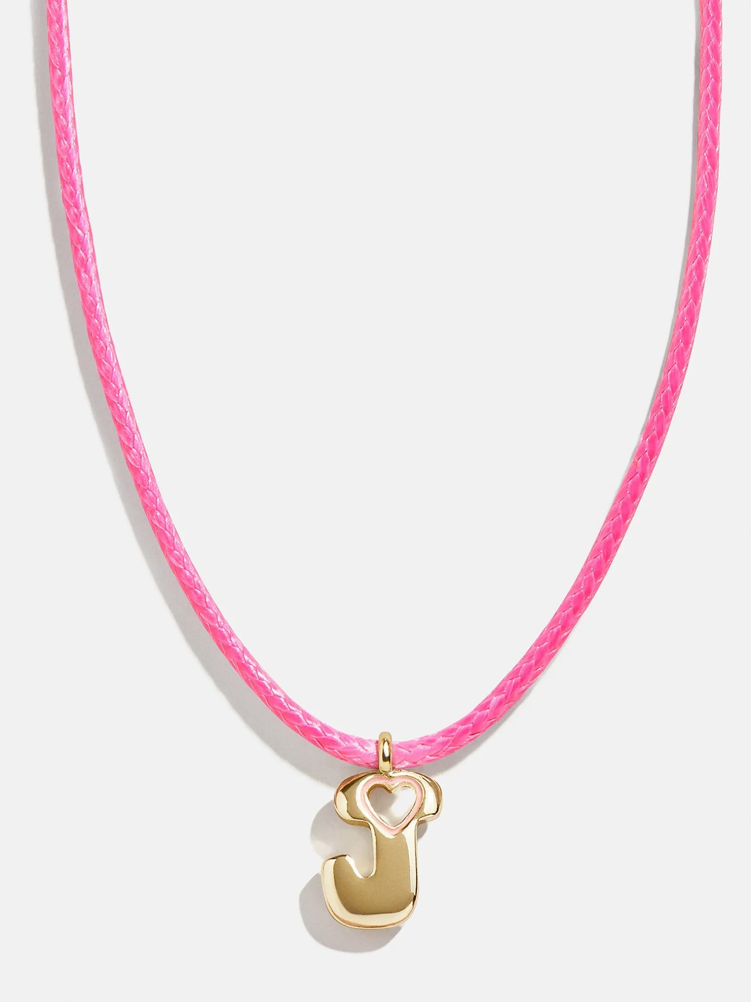 Pretty in Pink Kids Initial Necklace - Light Pink