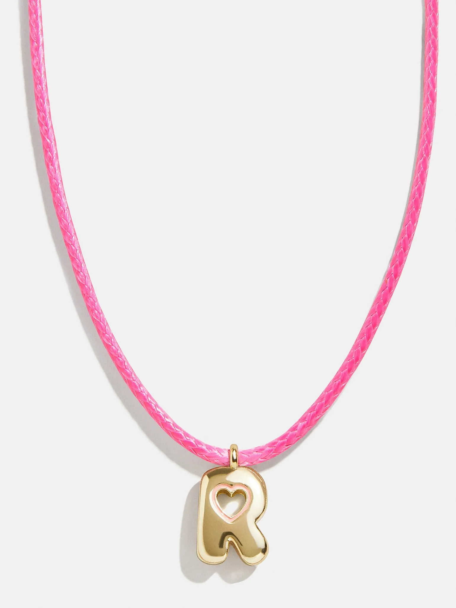 Pretty in Pink Kids Initial Necklace - Light Pink
