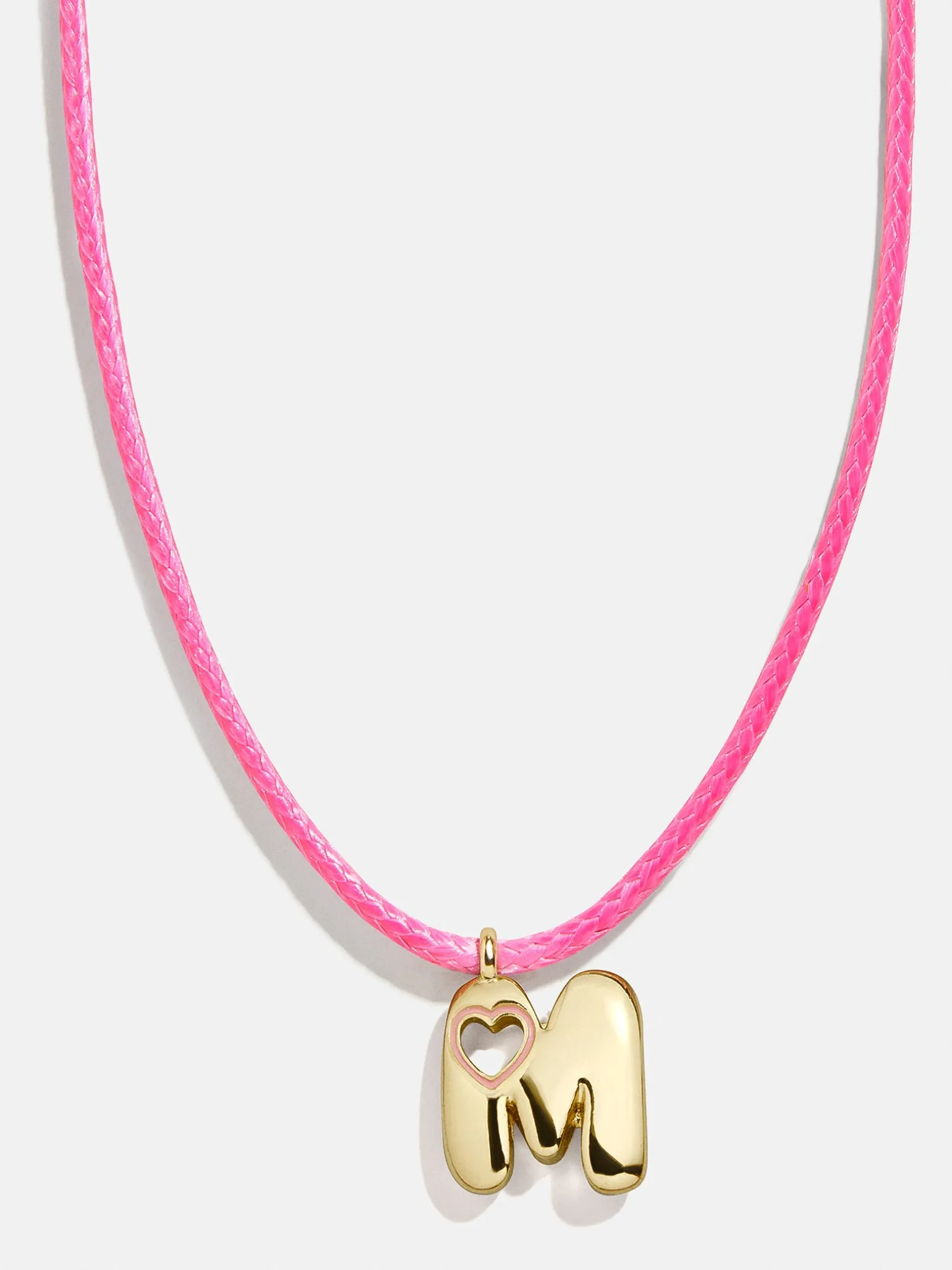 Pretty in Pink Kids Initial Necklace - Light Pink