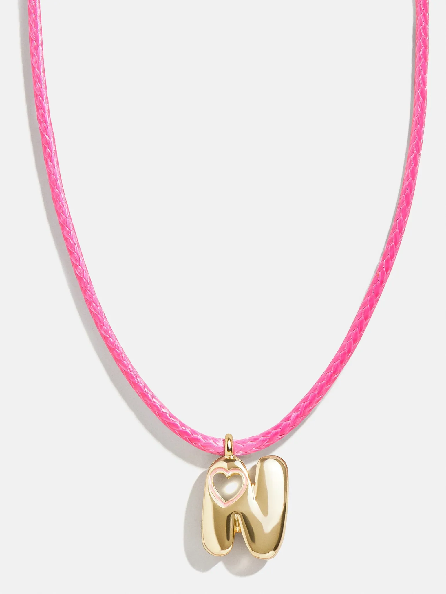 Pretty in Pink Kids Initial Necklace - Light Pink