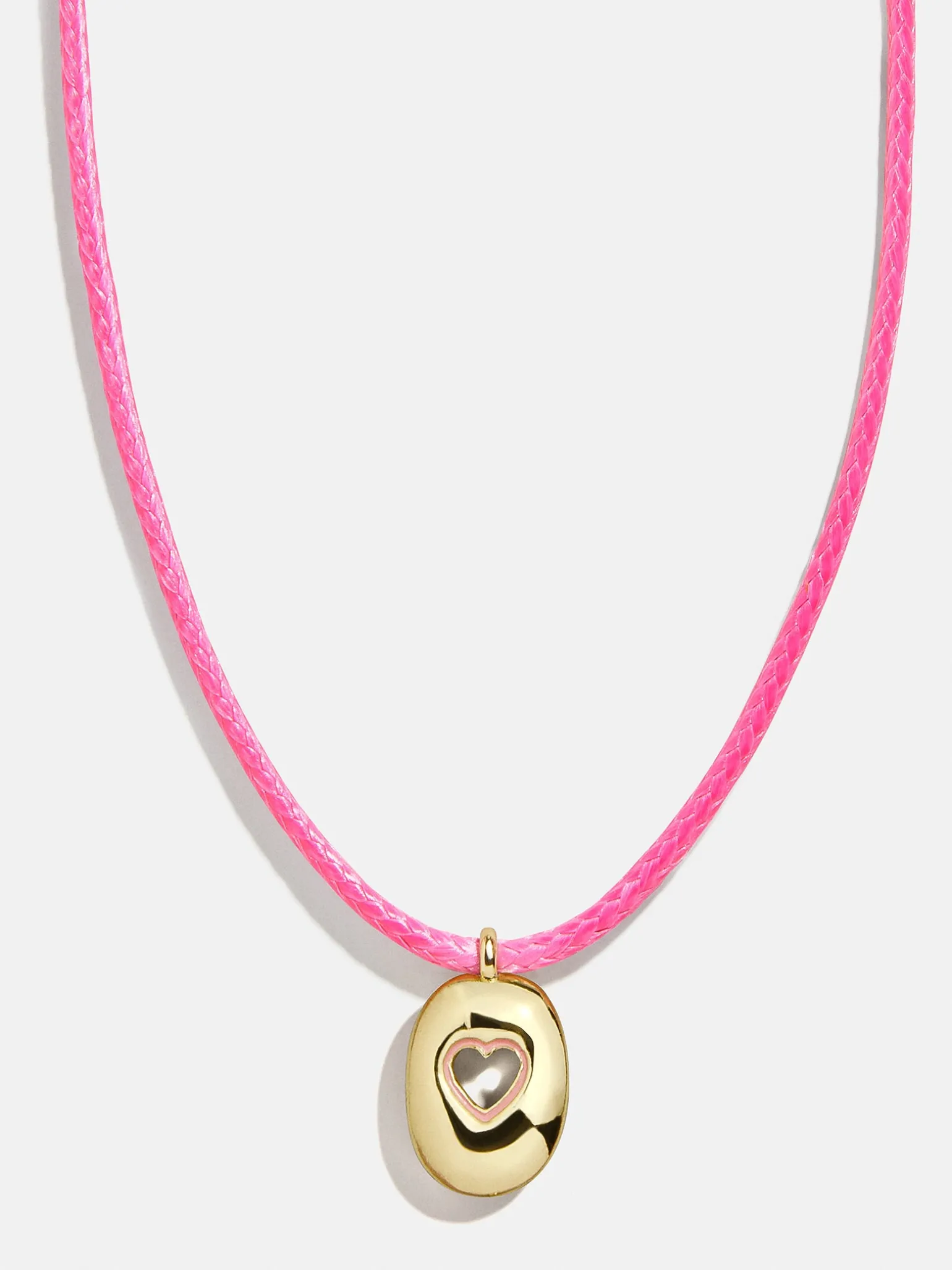 Pretty in Pink Kids Initial Necklace - Light Pink
