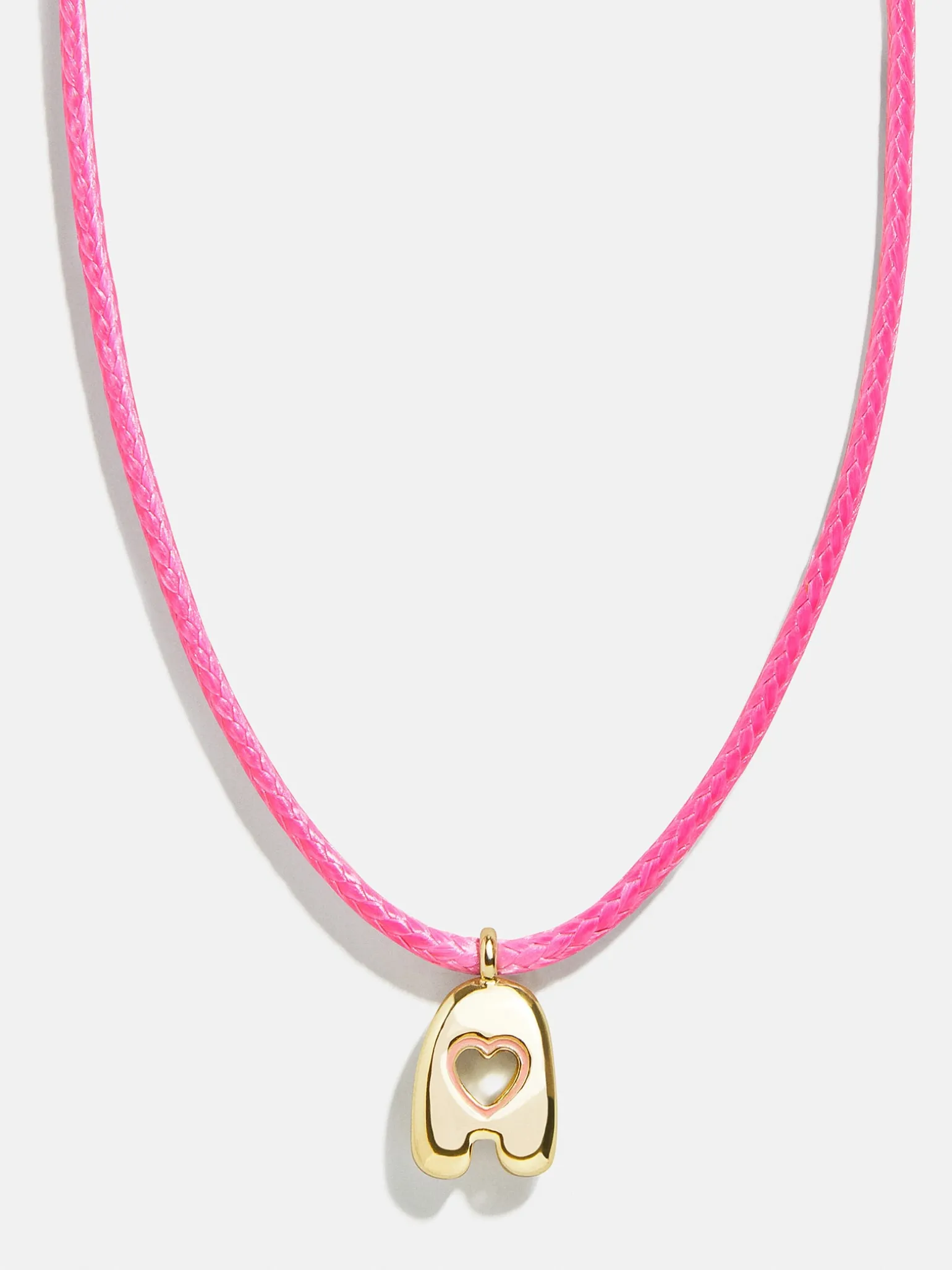 Pretty in Pink Kids Initial Necklace - Light Pink