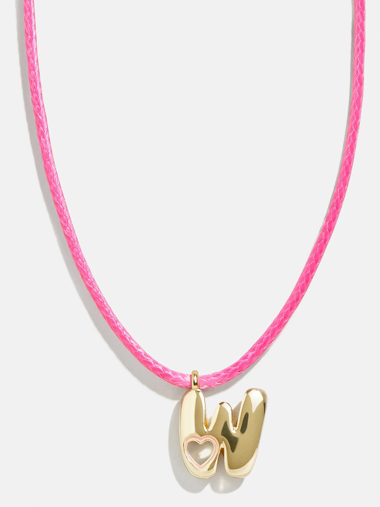 Pretty in Pink Kids Initial Necklace - Light Pink
