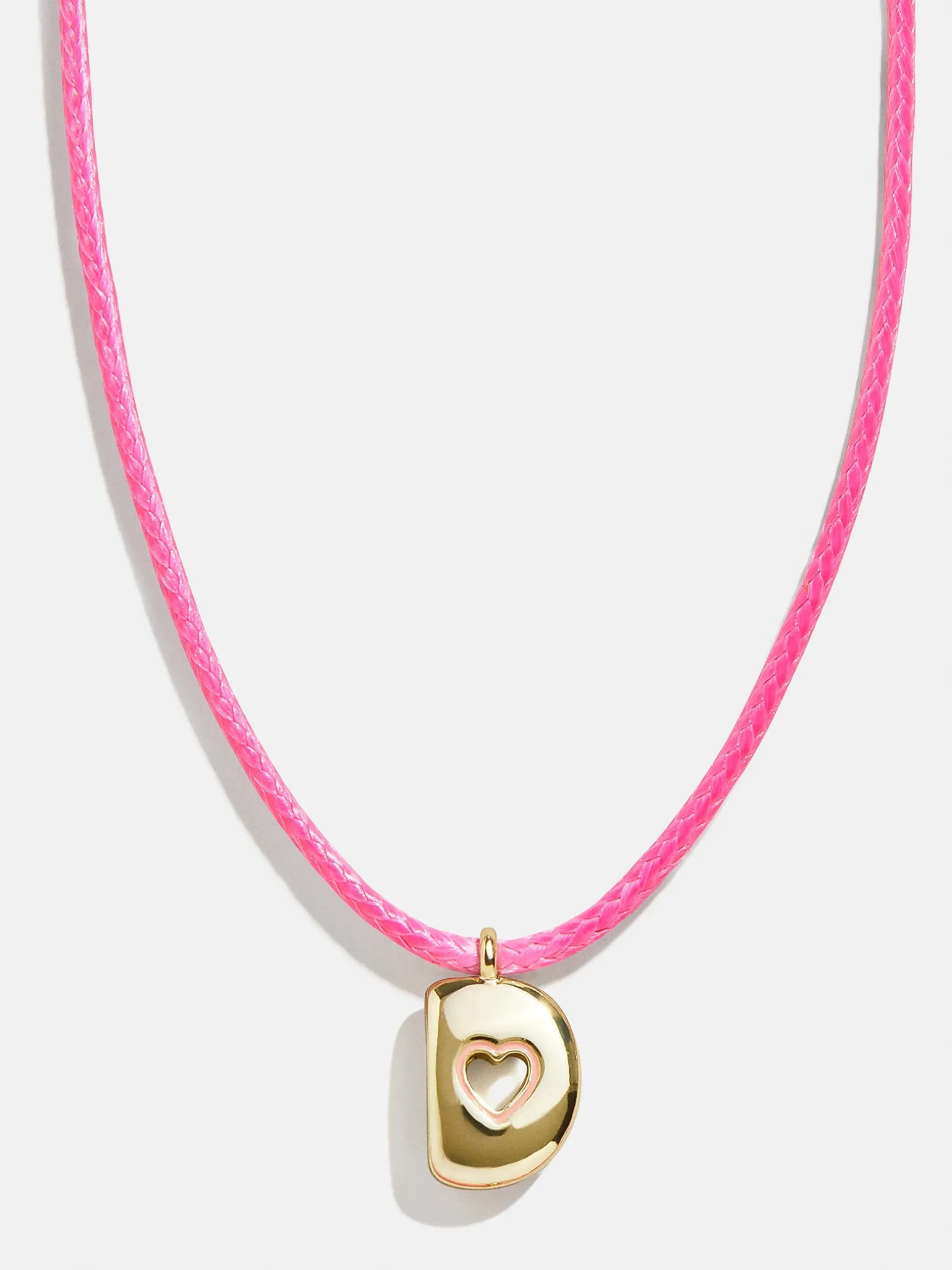 Pretty in Pink Kids Initial Necklace - Light Pink